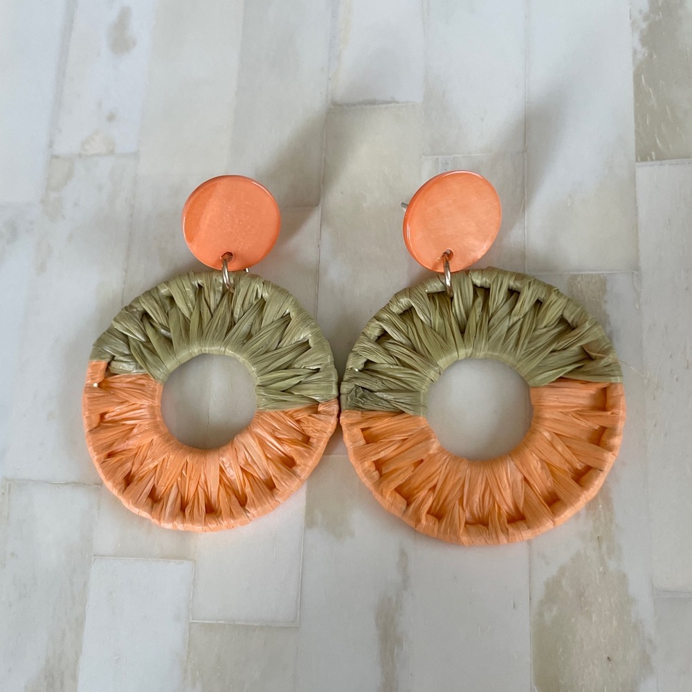 SUMMER STAPLE Rattan Earrings ☀️